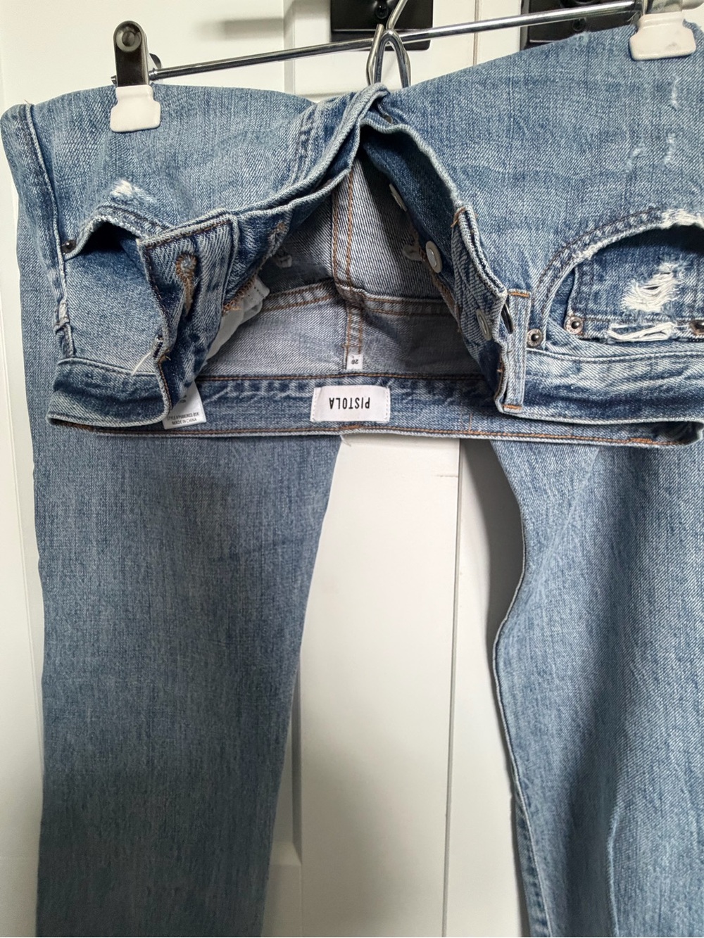 pistola Light Blue Boyfriend Jeans - Picture 2 of 3